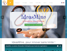 Tablet Screenshot of ideasmine.net